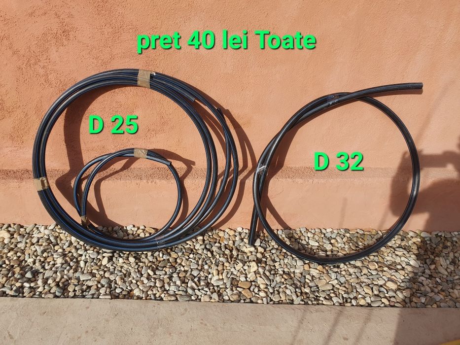 Furtun de apa D25 si D32