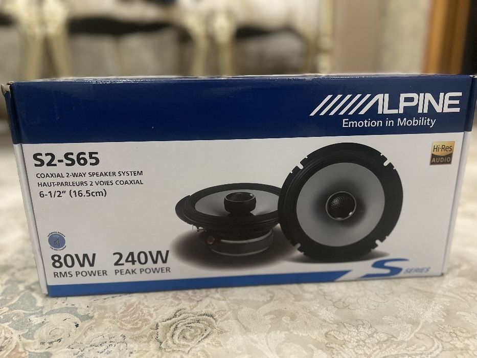 Alpine S2-S65 2-компонентная акустика