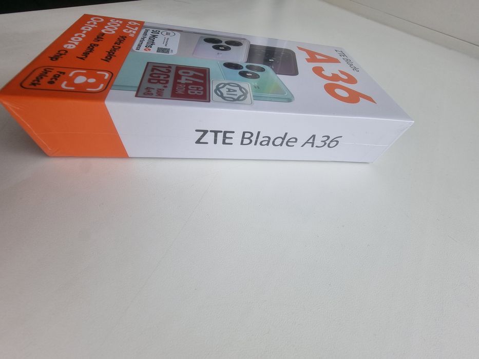 Новый смартфон ZTE a36 black