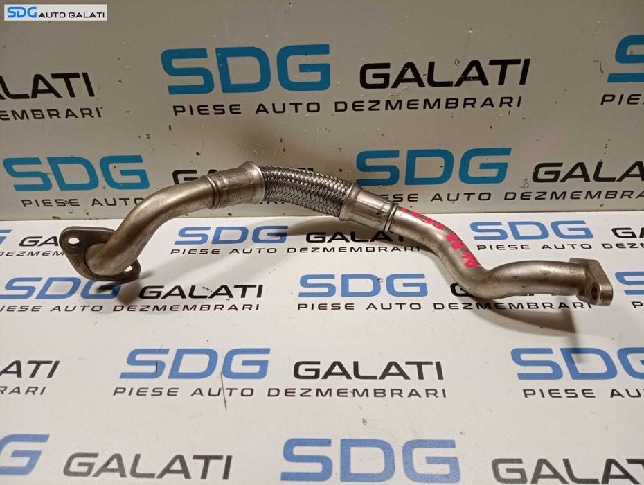Conducta Teava Ulei Turbo Turbina Turbosuflanta Audi A4 B6 2.0 2001 - 2005 Cod 06D145735B [M4094]