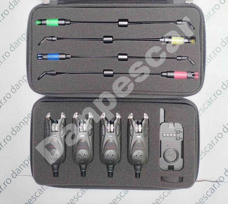 Set 4 Avertizori cu Statie WindBlade D2-W si 4 Hangere IN P8 cu penare