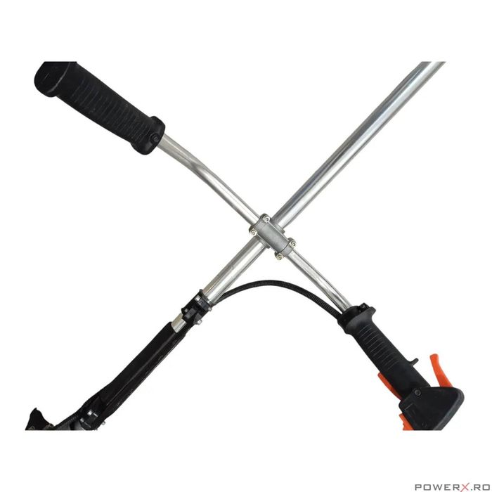 Motocoasa, motocositoare pe benzina pentru tuns iarba, motor in 2