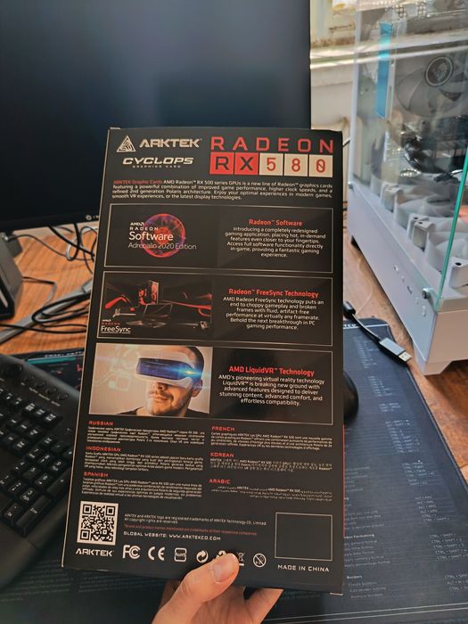 Видеокарта AMD RADEON RX 580 8GB GPU