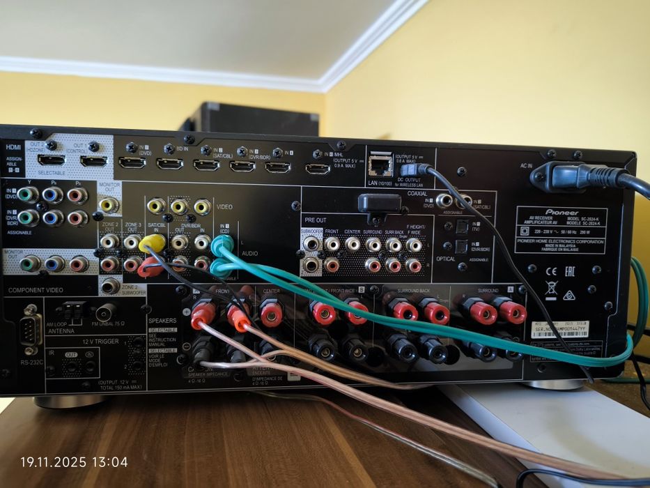Продавам мощен ресивър Pioneer SC-2024-K 240w x 7 канала 4 ома