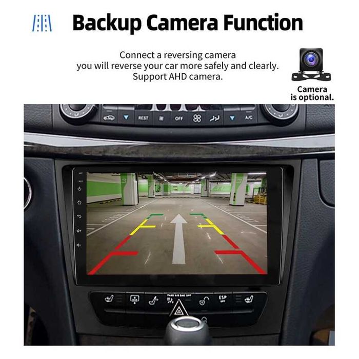 9” 2-DIN Android’15 4GB/64GB за Mercedes E-Klasse W211, CLS W219, W463