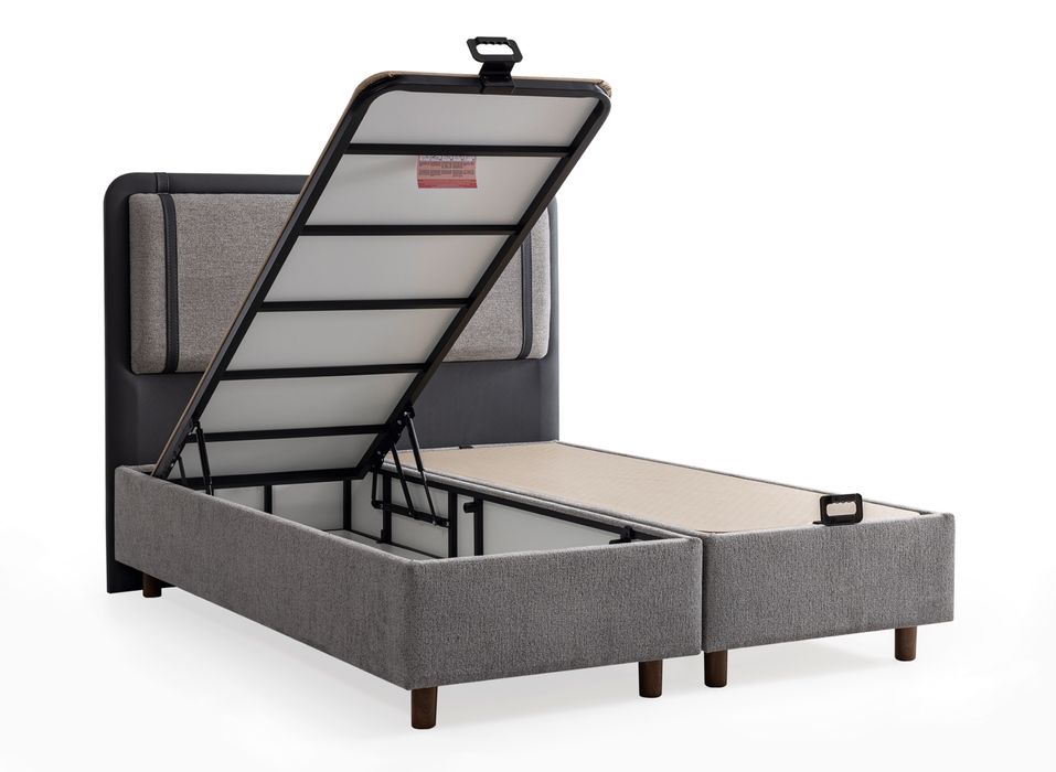 Тапицирано легло Sidelya Deluxe Светлосиво