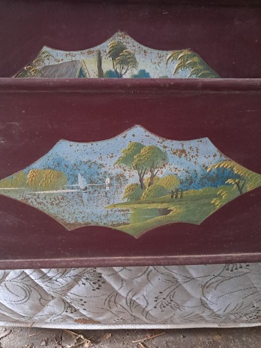 Табли за легло,стари ръчно рисувани