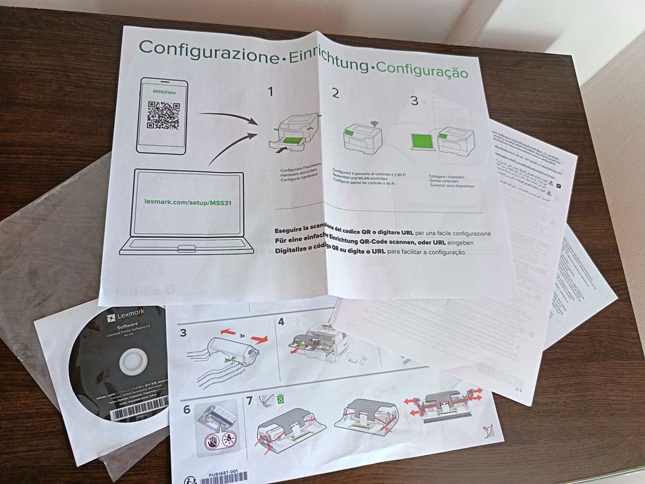 Imprimantă laser monocrom LEXMARK  MS 531