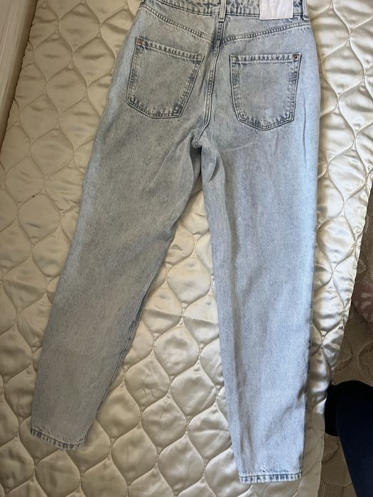 Дънки с висока талия-Zara