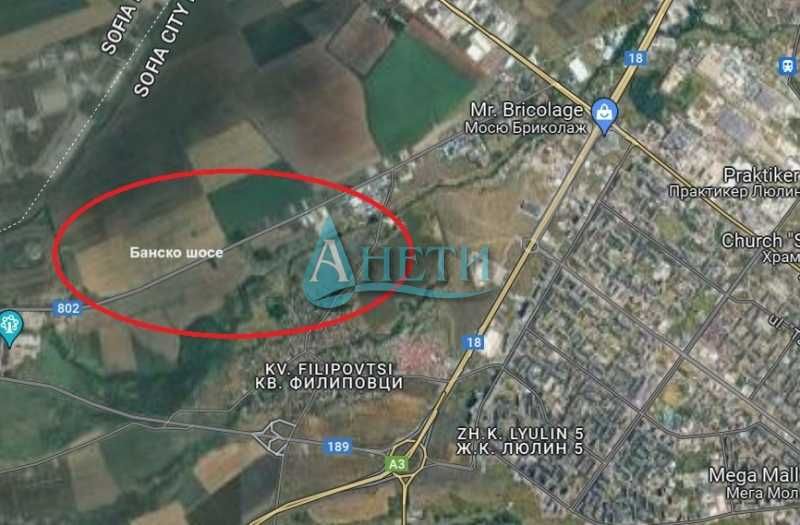 Продава се Парцел в Банкя - 2001 кв.м за 70 €/кв.м - Снимка #1