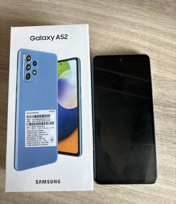Samsung A52 с коробкой