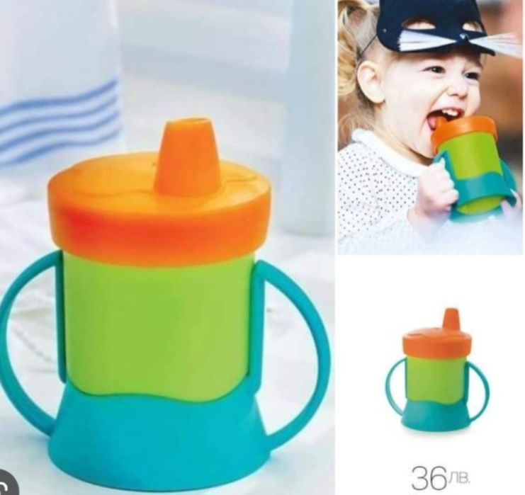 Детски бутилки, купички, прибори за готвене и хранене Tupperware