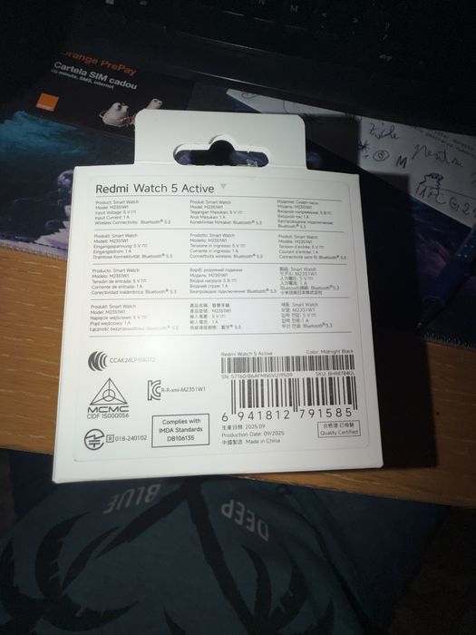 Ceas Smartwatch Xiaomi Redmi Watch 5 Activ  Matte Silver
