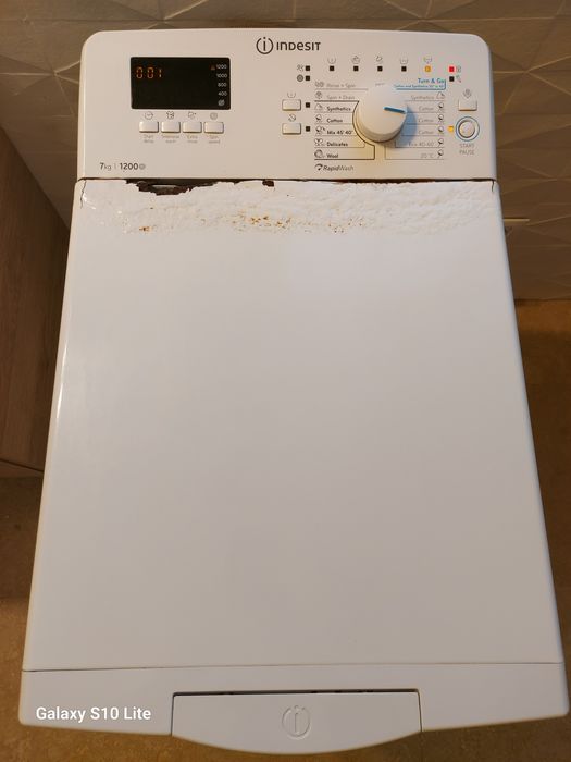 Masina de spalat rufe INDESIT cu incarcare verticala, 7 kg, 1200 rpm