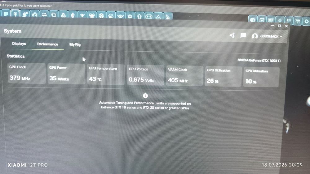 Cerberus gtx 1050 ti