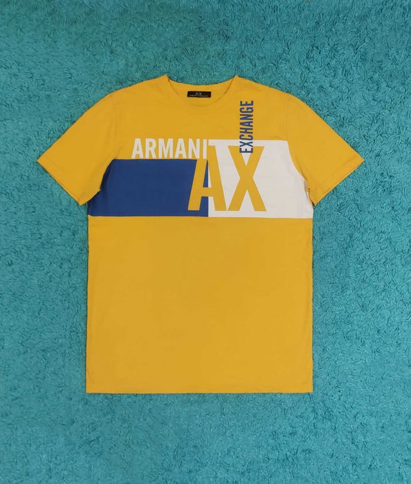 Tricou Armani Exchange Yellow Vibes