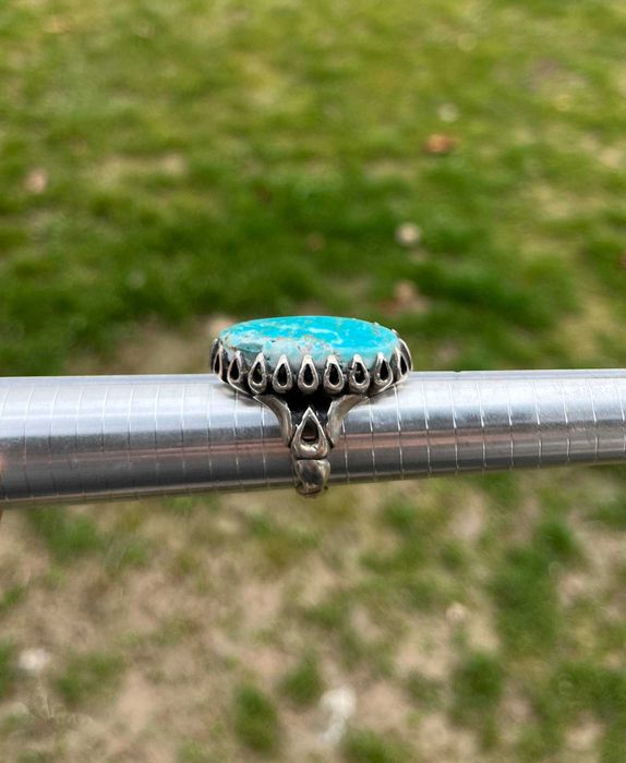 Перстень из серебра 925 с натуральным минералом/ Kumush uzuk 925