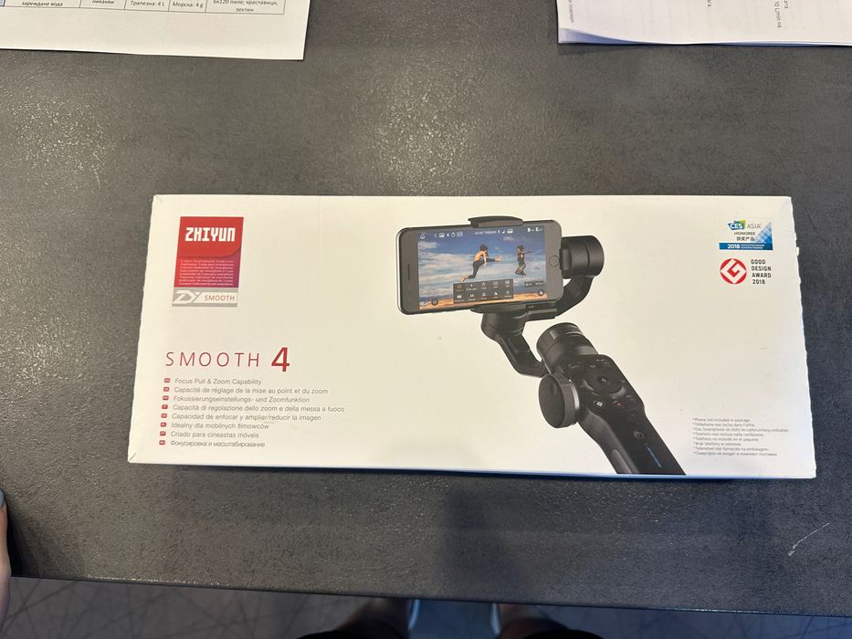 Продавам стабилизатор Zhiyun\-Tech Smooth 4 за телефон