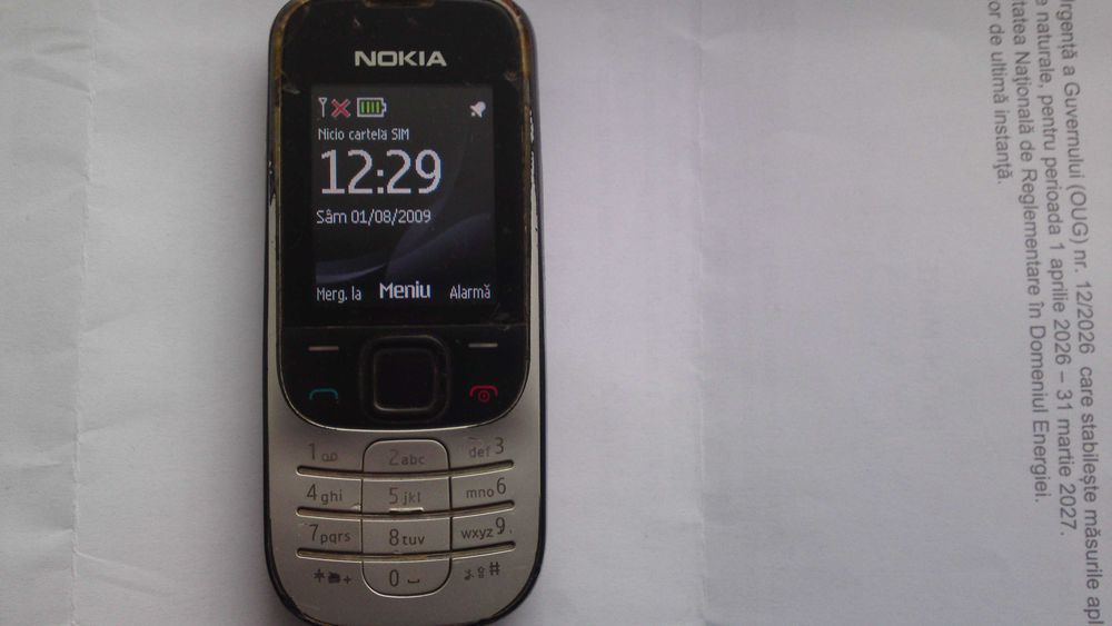 Telefon mobil Nokia 2330c codat Vodafone/Motorola W377 decodat