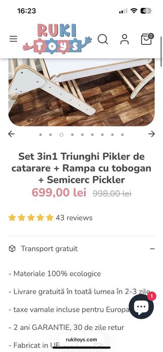 Set de catarat ruki nou