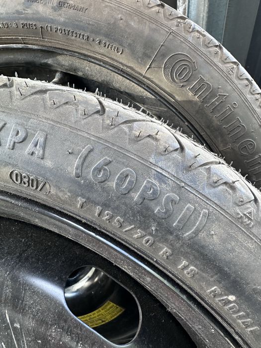 Патерица 18 цола 5х112 резервна гума