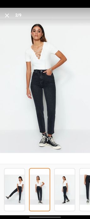 Blugi Mom Fit Trendyol