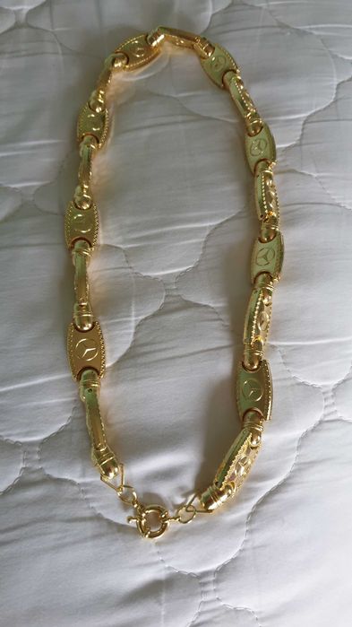 Позлатен ланец 14 карата мерцедес