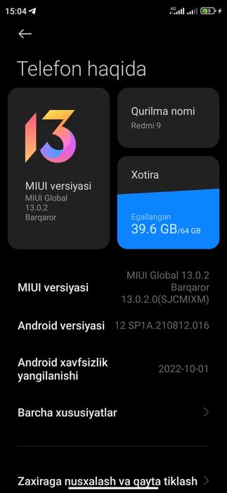 Redmi 9  ideal holda