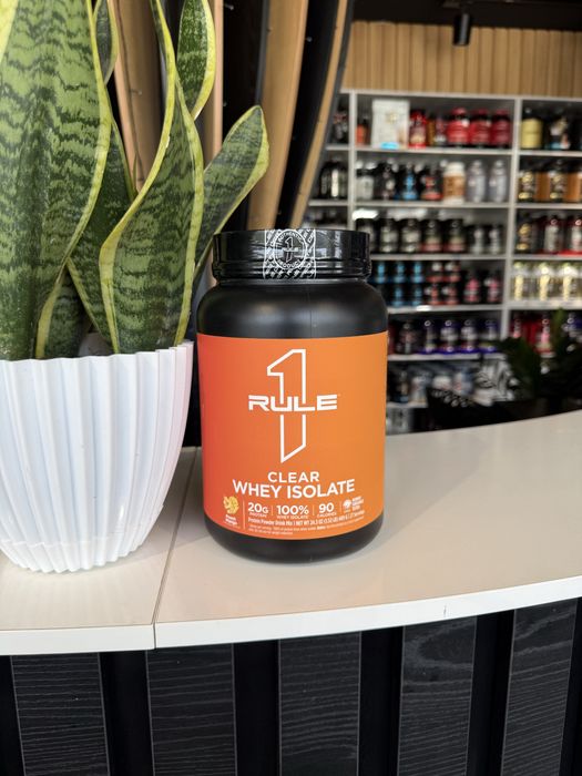 Rule One Clear Whey Isolate 689 gr 27 servings. Изолят протеин.