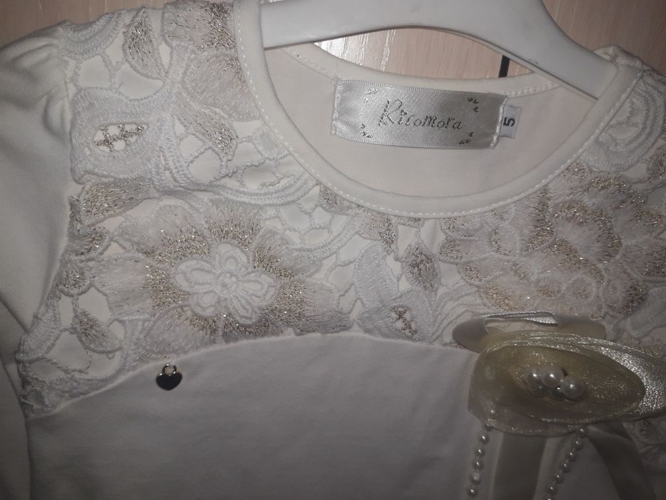 Нарядное платье, двойка на девочку