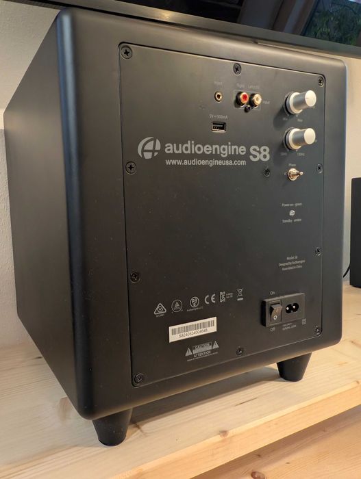 set boxe Audioengine HD4 wireless + subwoofer S8