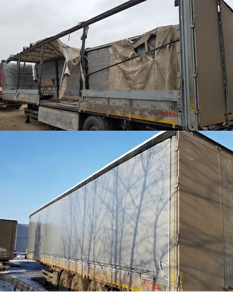 Ремонт тентов фур и газели