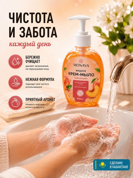 Жидкое крем мыло Monava оптом