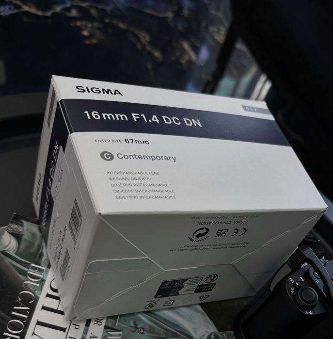 Sigma 16mm f1.4 e mount