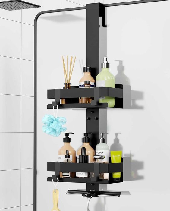 Cooeco Душ рафт за окачване без пробиване изработен от неръждаема стом