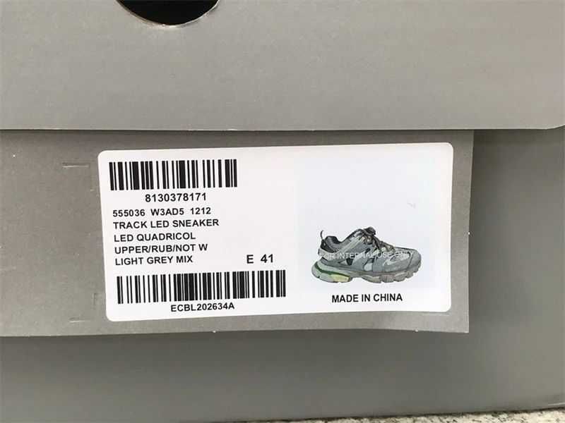 Balenciaga Track - Dark Grey/White
