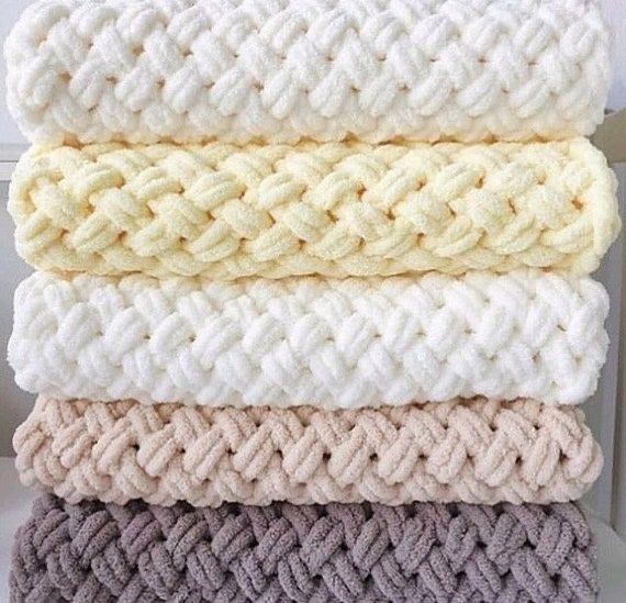 Плед ручной работы