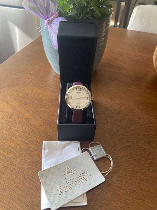 Ceas August Steiner cu diamante, nou