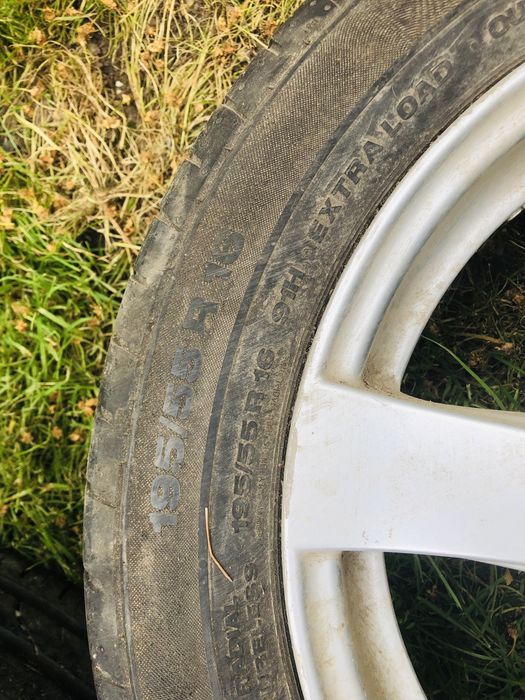 4 cauciucuri Continental cu jante aliaj