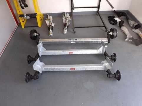 punte-axa Al-ko Knott Sarcini 1000kg 1350 1500 1800 Remorca Platforma