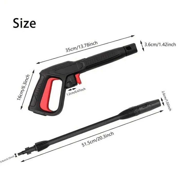 Пистолет за водоструйка + дюзи и удължител Bosch AQT Black&Decker и др