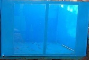 Стеклянная вана для продажа живая рыба
