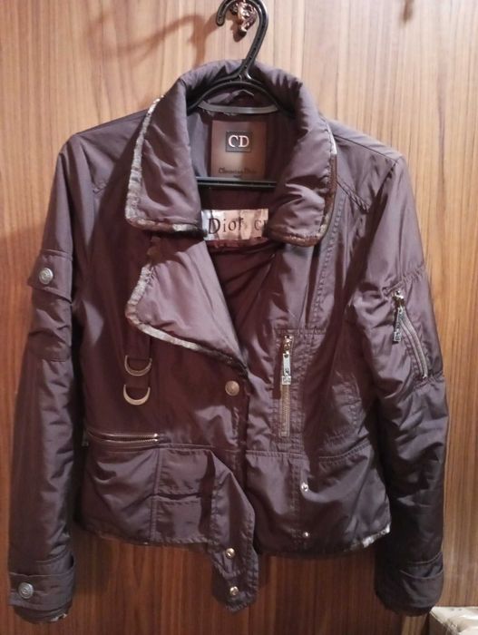 Дамско яке, марка Christian Dior, размер F 38/ UK 10 от промазан плат