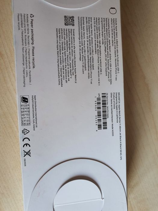 Apple watch 11  46mm sigilat