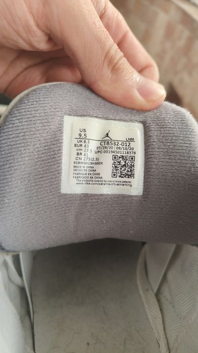 Air Jordan 3 cool grey 43