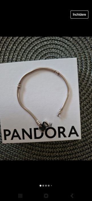 Bratara Pandora plus charm cadou