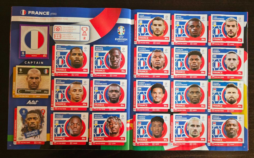 Album Topps EURO2024 / Албум със стикери ЕВРО2024