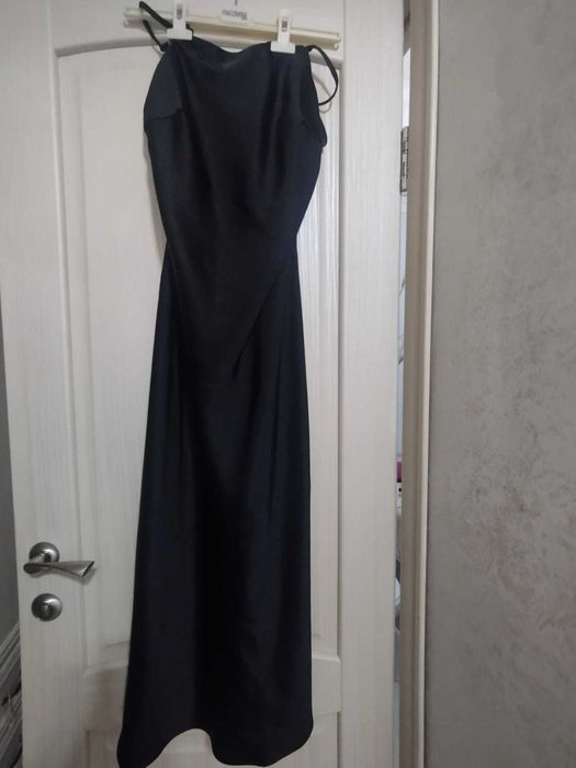 Платье женское атласное