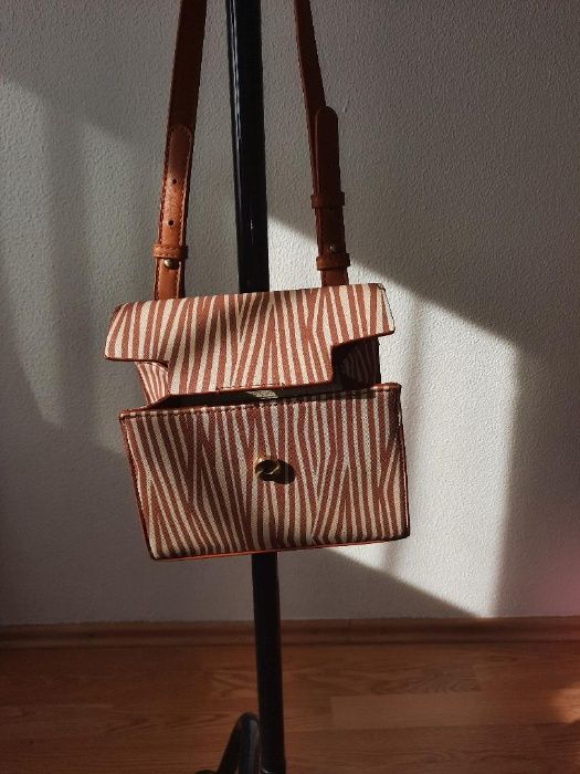 Geanta safari print piele eco de la Nice Things by Paloma S