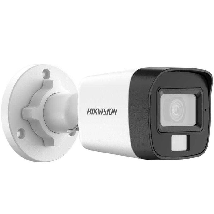 6в1 AHD HD-CVI HD-TVI Hivision DS-2CE16K0T-LPFS 5MP 3K Smart FSI Водоустойчива Камера с Микрофон 5 Mегапикселовa 3K ColorVu TVI 16:9 Супер Цвят Нощем